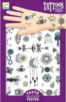 KNYGA Djeco Tatuiruotės - Mistinis (50+ tatuiruočių) ( DJ09252 )
