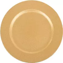 Dekoratyvinė apatinė plokštė Decor 33 cm aukso blizgučiai AMBITION