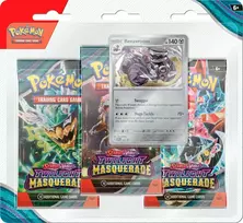 The Pokemon Pokemon TCG - Scarlet & Violet 6 Twilight Masquerade Checklane 3-Pack Blister - Revavroom