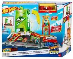 Transporto žaislų komplektas Hot Wheels City Fuel Station