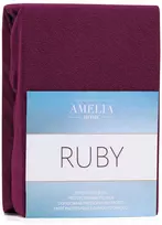 AmeliaHome Frotinė paklodė su guma vyšninės spalvos Amelia Home Ruby