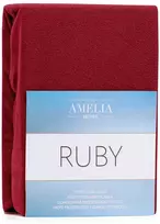 Paklodė su guma 220–240x220 cm bordo spalvos