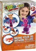 „Ido3D“, įkvepkite savo 3D meno kūrinius, 2 spalvą keičiantys vertikalūs rašikliai, piešimo rinkinys, unisex, 8+ metų