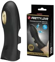 Pretty Love Finger vibratoriaus dangtelis, elektrostimuliacija, 7 režimai