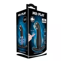 Mr Play LYBAILE Mr.Play Vibruojantis kutenantis prostatos masažuoklis Juodas