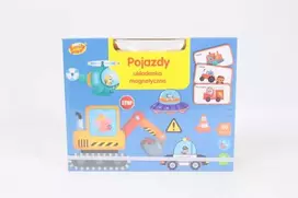 SMILY PLAY SP84506 magnetinės dėlionės transporto priemonės