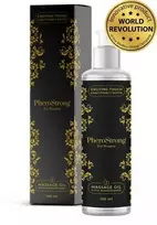 PheroStrong Massage Oil for Women 100ml - Fruity-Floral Scent & Pheromone Complex