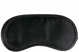 Easytoys Rimba Juodas Satin Soft Eye Mask - Comfort Fit Blindfold