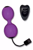 Alive Vibruojantys orgazmo kamuoliukai su nuotolinio valdymo pulteliu, 10 USB režimų