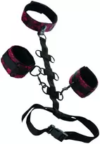 CalExotics Scandal Adjustable Collar Body Support Raudona & Juodas 50.75cm