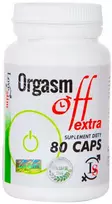 Love Stim Orgasm Off Extra maisto papildas ejakuliacijai atitolinti 80 kapsulių