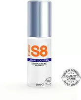 Stimul8 S8 S8 Anal Lubricant Vanduo-Based Cooling Effect 50ml - Paraben-Free Formula