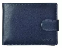 Segali Vyriška odinė piniginė 2511 mėlyna