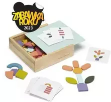 Kids Concept Vaikiška koncepcija – medinė dėlionė/mozaikinė dėlionė | Daugiaspalvis (VAIKŲ PAGRINDAS)