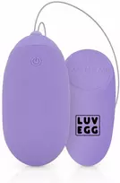 Easytoys Luv Egg XL Violetinė - Remote-Controlled Silicone Intimate Device