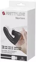 Pretty Love Smart „Pretty Love“ mažas pirštų masažuoklis seksui, vibruojantis ir besisukantis, 3 režimais