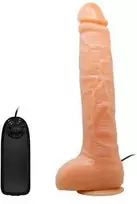 LYBAILE Top sex Toy Penis Dldo with Vibro 21 cm Flesh