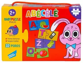 Baby Puzzle dėlionė mažiausiems Abėcėlė
