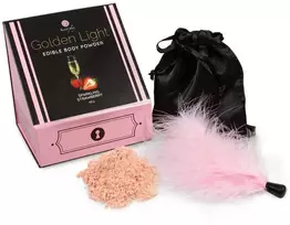 Secretplay 100 Games Secret Play Golden Light Kit Edible Powder Strawberry & Feather 40g