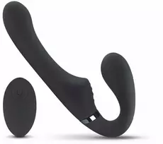No Parts Be dalių – Avery be petnešėlių prisegamas vibruojantis dildo – 22 cm