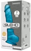 Silexd Veiny didelis dildas su siurbtuku ir kamuoliukais 18 cm