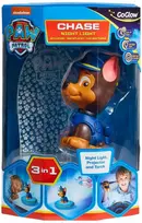Spin Master Paw Patrol - Chase Kids stebuklinga naktinė lemputė prie lovos, žibintuvėlis ir projektorius - (10043)