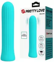 PRETTY LOVE C-TYPE Mėlyna Pretty Love Blanche Mėlyna Flexible Silicone Vibrator 12 Modes USB Rechargeable