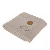 CebaBaby Pledas megztas rombas 90x90 rudas