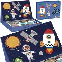 Tooky Toys Magnetinė dėlionė Tooky Toy Kosmosas