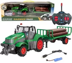 WOOPIE Traktorius su Priekaba RC - 1:24