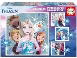 Dėlionė Frozen Laipsniškas sunkumo didinimas