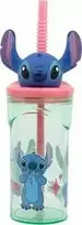 Puodelis su šiaudeliais,Stitch, 360 ml