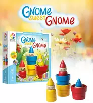 Brain Games Iuvi Games Stalo žaidimas su nykštukais ir nameliais 48 užduotys