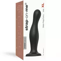Strap On Me Fancy juoda supaprastintas makšties analinis dildo