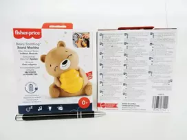 Mattel Fisher Price Raminantis žaislas meškiukas su raminančia muzika ir šviesa