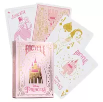 Bicycle Disney Princess Rožinė Žaidimų Kortos