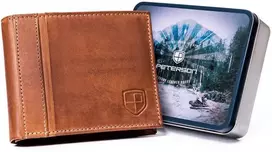 Natūralios odos piniginė vyrams Peterson PT120