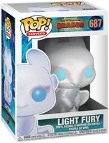 FUNKO POP! Vinilinė figūrėlė: Kaip prisijaukinti slibiną 3 - Light Fury