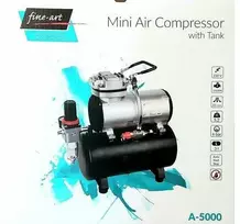 Fine Art 5000A nešiojamas kompresorius, 3 l, 20–23 l/min, 0–4 bar, 47 dB