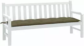 Sodo suoliuko pagalvėlė, taupe mišinys, 180x50x7cm, audinys