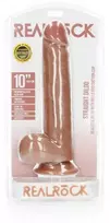 Realrock By Shots Realrock Didelis tikroviškas styguotas dildo su siurbtuku 28 cm