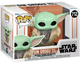 FUNKO POP! Vinilinė figūrėlė: Star Wars - Din Grogu with Armor, 9 cm