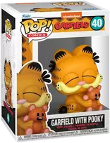 FUNKO POP! Vinilinė figūrėlė: Garfildas - Garfildas su Pooky, ~9 cm