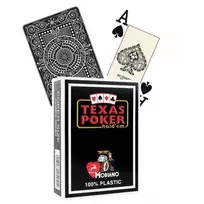 Modiano Texas Poker Hold Em Žaidimų Kortos (Juodos)