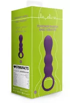 Loveline By Shots Loveline Vibruojantis analinis kištukas su laikikliu 10 režimų minkštas silikonas 16.5cm