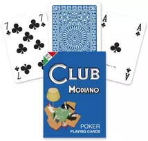 Modiano Poker Club Žaidimų Kortos (Mėlynos)