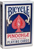 Bicycle Pinochle Standard Žaidimų Kortos (Mėlynos)