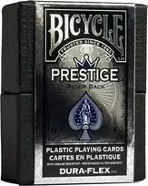 Bicycle Prestige Standard Pokerio Kortos Dėžutėje (Mėlynos)