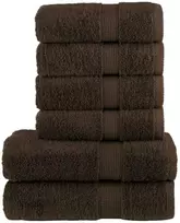 Rankšluostis Rankšluosčių rinkinys SOLUND, 6vnt., rudi, 600g/m²