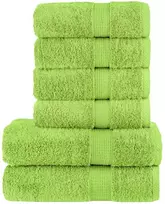 Rankšluostis Rankšluosčių rinkinys SOLUND, 6vnt., obuolio žali, 600g/m²